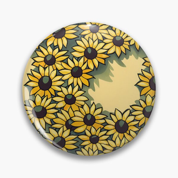 Item preview, Cute Bright Yellow Sunflowers on a Pale Yellow Background designed and sold by ClairesPatterns.