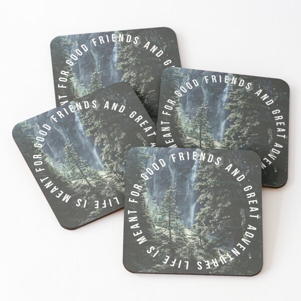 Item preview, life is meant for good friends and great adventures designed and sold by Ramovicana.