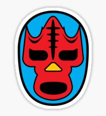 Lucha Libre // Mexican Wrestling Mask Demon Sticker