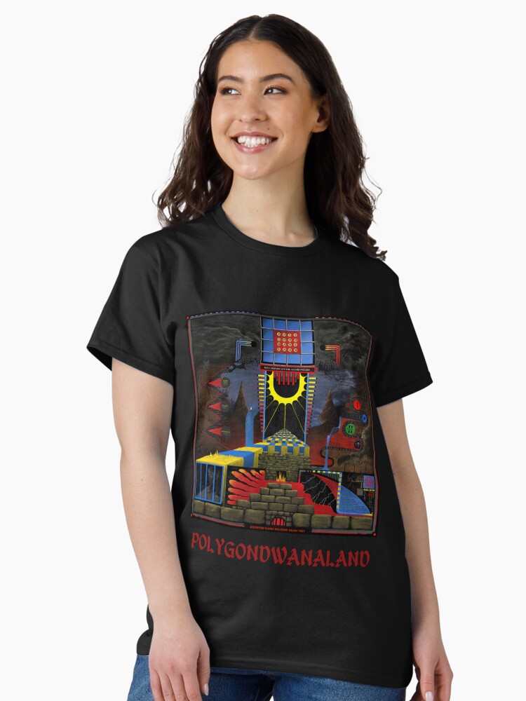 Thumbnail 2 of 7, Classic T-Shirt, Nonagon Infinity The Lizard Wizard Music Rock Gift Fan designed and sold by KarolSzewczyk.