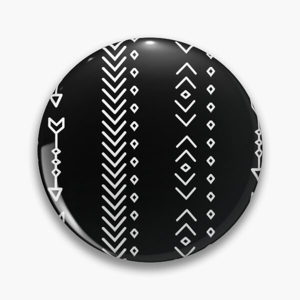 Item preview, Boho Mud Cloth Striped Tribal Pattern White And Black designed and sold by AichaShopS.