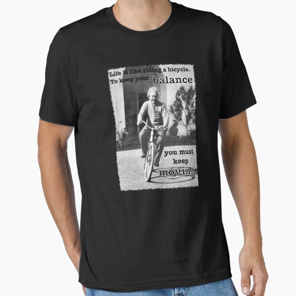 Item preview, Einstein on his bike designed and sold by wabisabi-design.