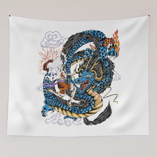 Item preview, ShirtEpic Battle Luffy gear 5 vs Kaido Dragon designed and sold by KEIRALEIGHULL.