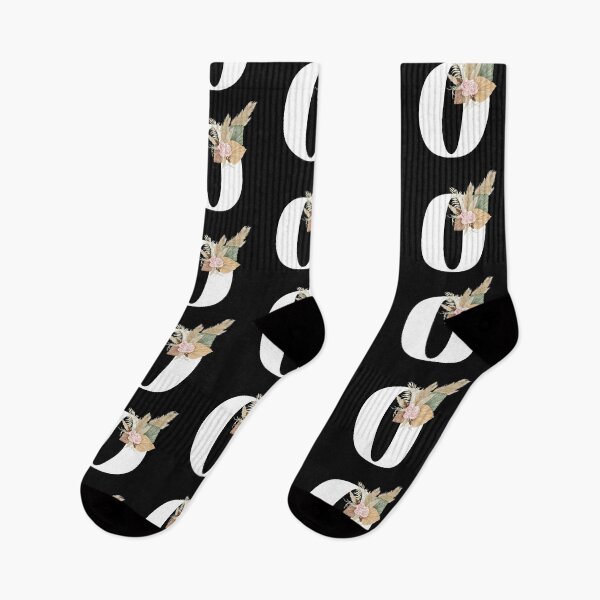 Item preview, letter o floral designed and sold by LU NA.
