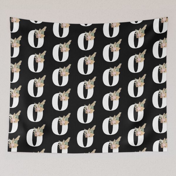 Item preview, letter o floral designed and sold by LU NA.