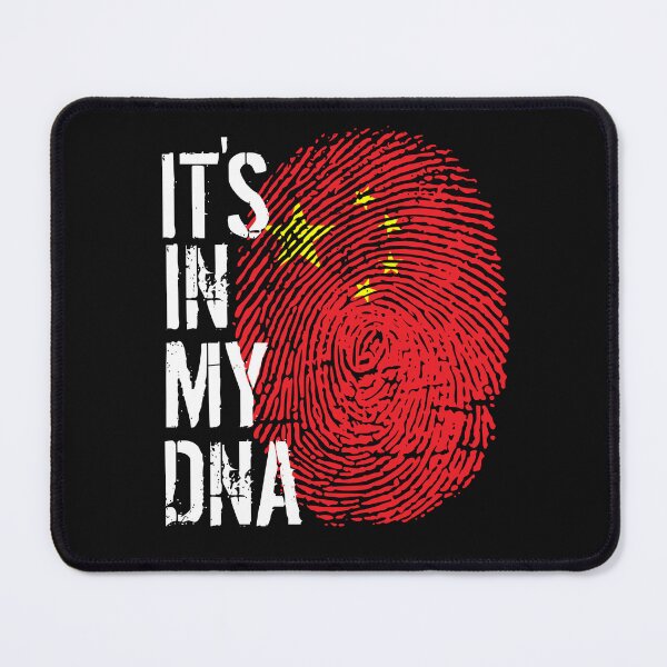 Item preview, China Flag Fingerprint - It's in my DNA Chinese designed and sold by PartyShirts1.