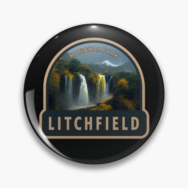 Item preview, Litchfield National Park Australia Badge designed and sold by KrisSidDesigns.