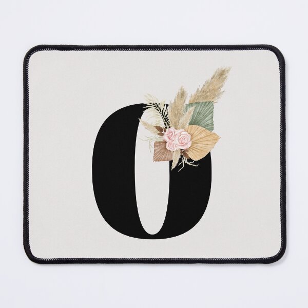 Item preview, letter o floral designed and sold by LU NA.