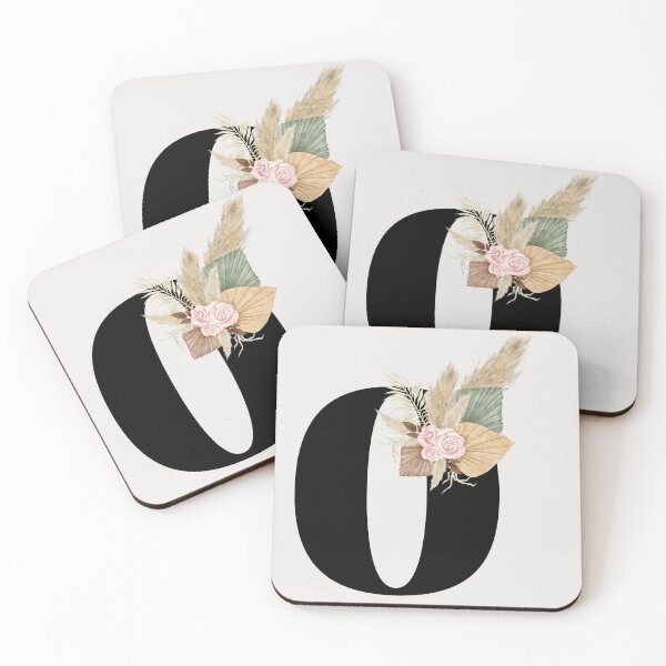 Item preview, letter o floral designed and sold by LU NA.