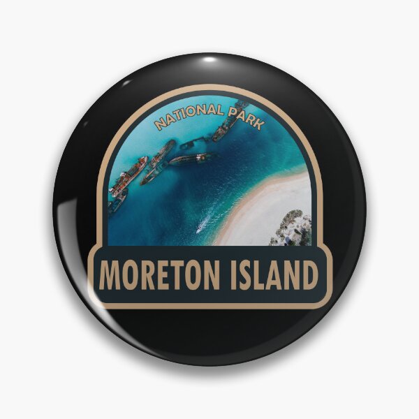 Item preview, Moreton Island National Park Australia Badge designed and sold by KrisSidDesigns.