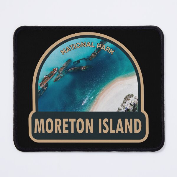 Item preview, Moreton Island National Park Australia Badge designed and sold by KrisSidDesigns.