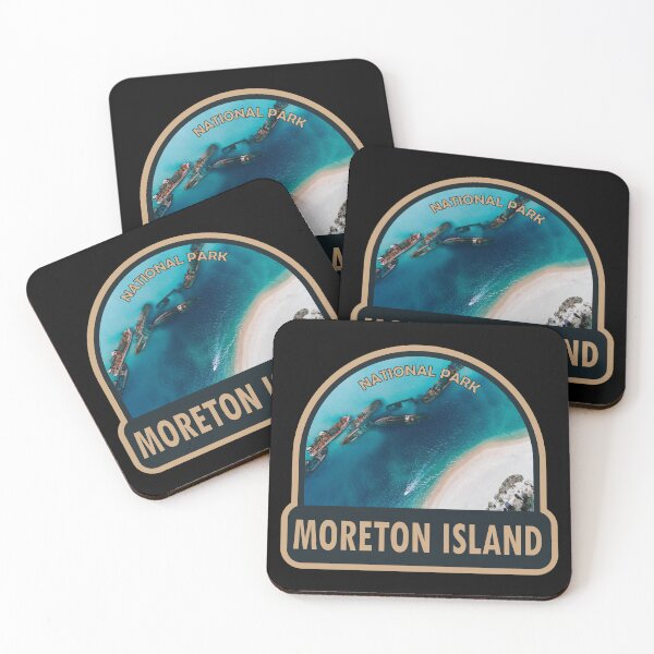 Item preview, Moreton Island National Park Australia Badge designed and sold by KrisSidDesigns.