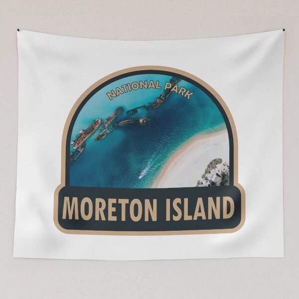 Item preview, Moreton Island National Park Australia Badge designed and sold by KrisSidDesigns.