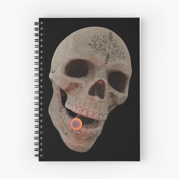 Item preview, Papa Legba's Veve Skull with sigar designed and sold by AbundanceGuy.