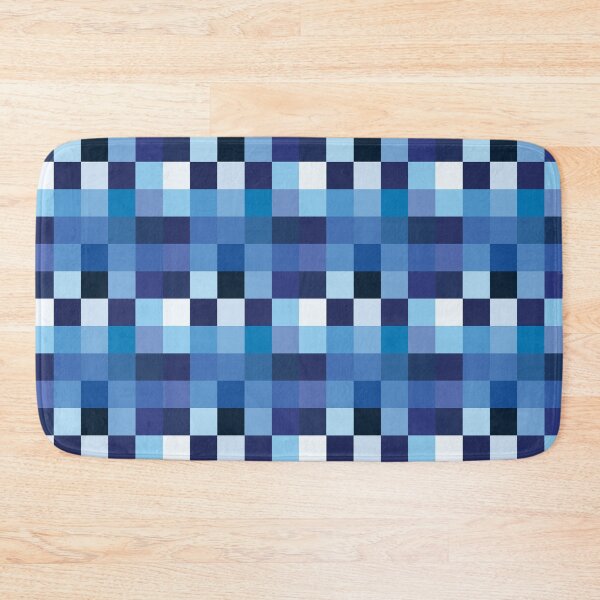 Item preview, Squares: Shades of Azure designed and sold by Pavnud.