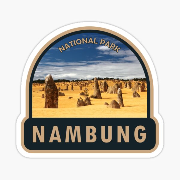 Item preview, Nambung National Park Australia Badge designed and sold by KrisSidDesigns.