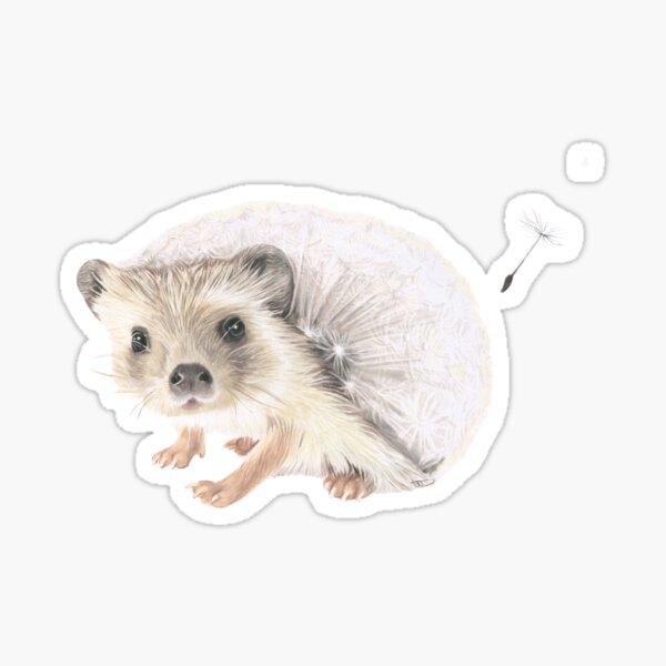 Dandelion hedgehog Sticker