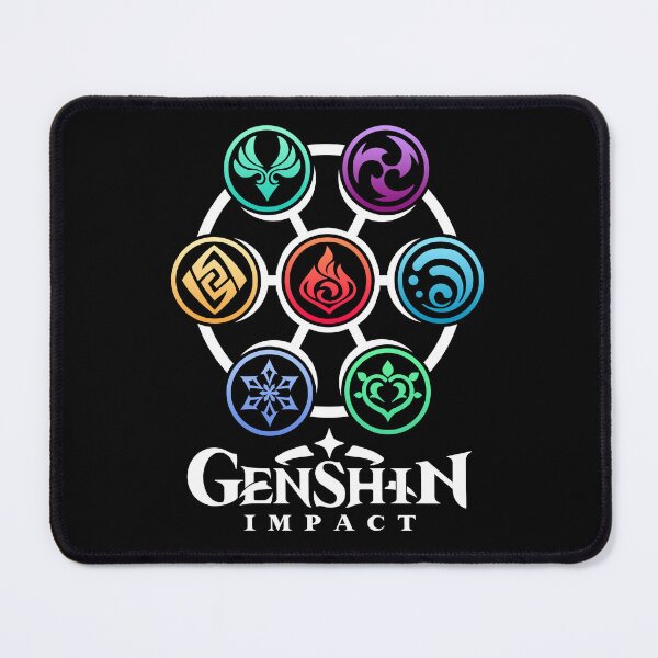 Item preview, Genshin Impact Elements Design designed and sold by T-TEES Clothing.