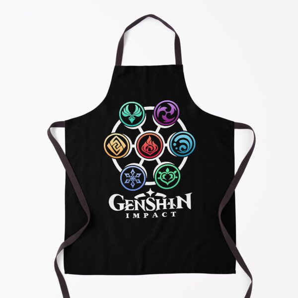 Item preview, Genshin Impact Elements Design designed and sold by T-TEES Clothing.