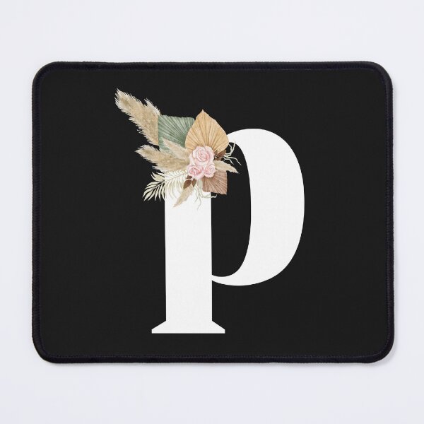 Item preview, letter p floral designed and sold by LU NA.