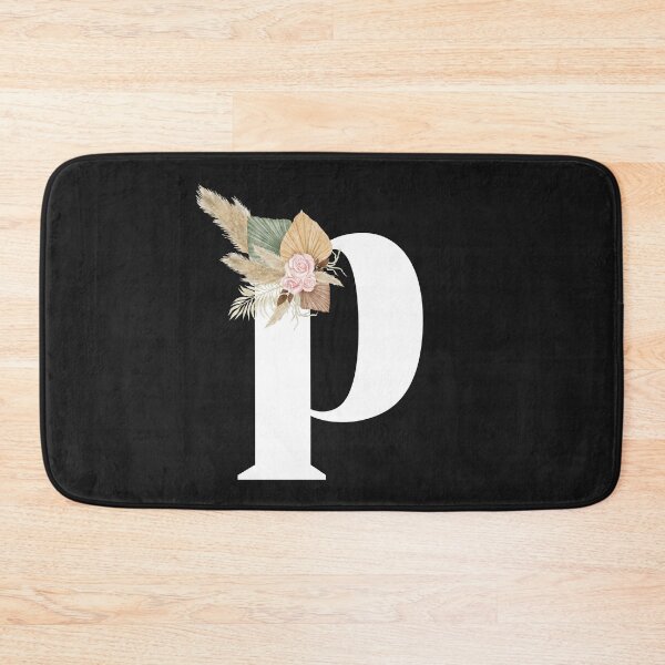 Item preview, letter p floral designed and sold by LU NA.