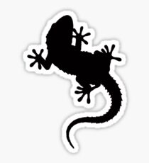 Big Lizard Gecko Silhouette Sticker