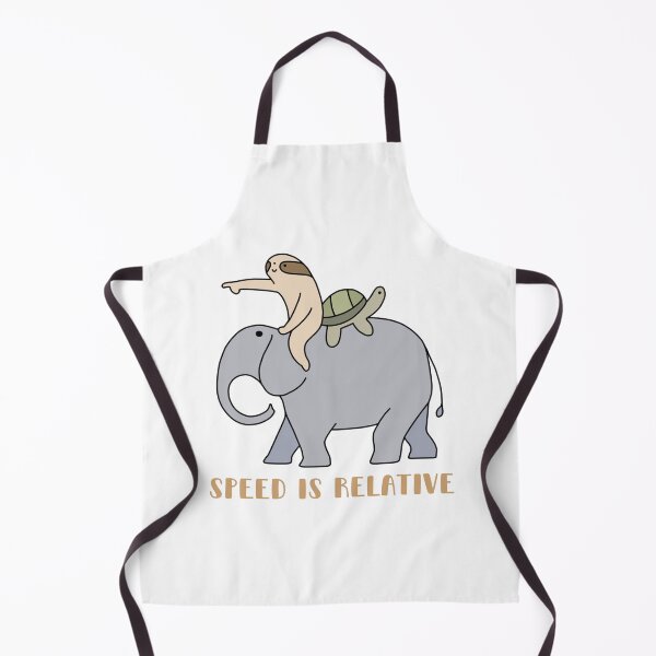 Item preview, Speed is relative funny sloth turtle elephant designed and sold by Nepaz-Designs.