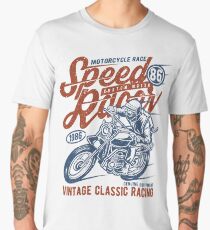 Motorcycle Race Retro Vintage Men's Premium T-Shirt