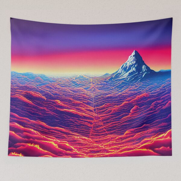 Item preview, Synthwave Mountains designed and sold by Olivvier.