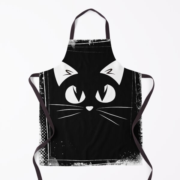 Item preview, Black Cat White Eyes Miaow designed and sold by tanabe.