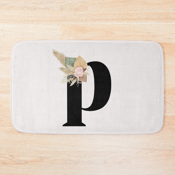 Item preview, letter p floral designed and sold by LU NA.