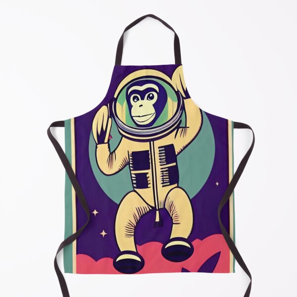Item preview, monkey cosmonaut designed and sold by OverAltruist.