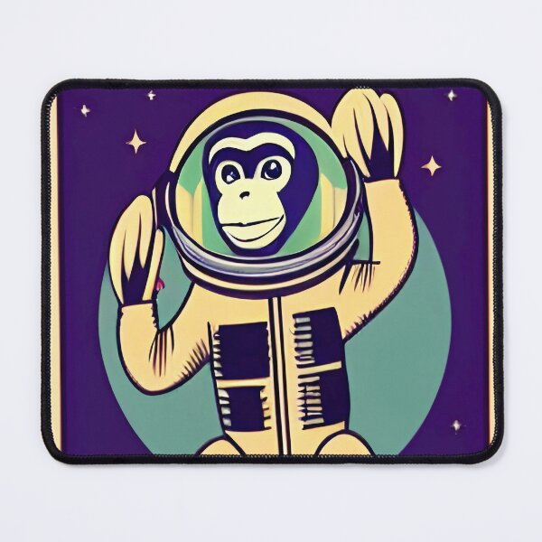 Item preview, monkey cosmonaut designed and sold by OverAltruist.