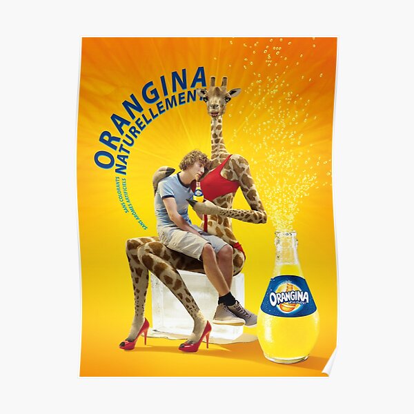 atlet kit cafeteria Orangina Naturellement" Poster for Sale by angiebeasley77 | Redbubble