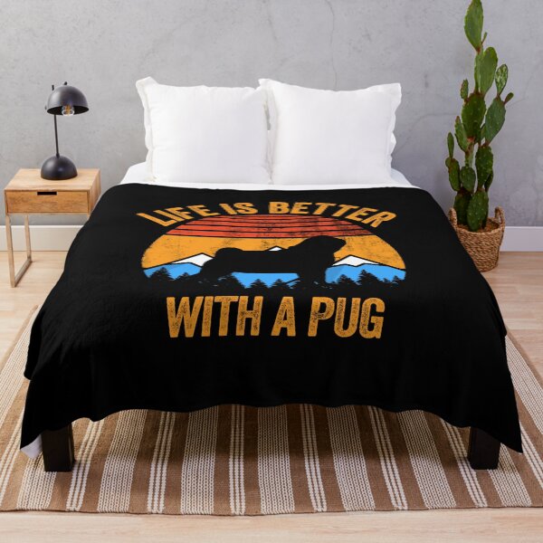 Item preview, Better With A Pug Vintage Gift designed and sold by Guarddogdrive.