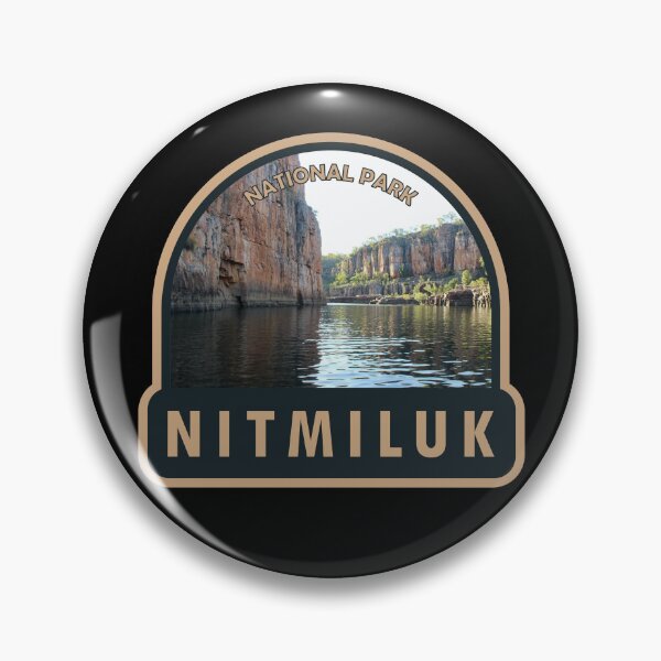 Item preview, Nitmiluk National Park Australia Badge designed and sold by KrisSidDesigns.