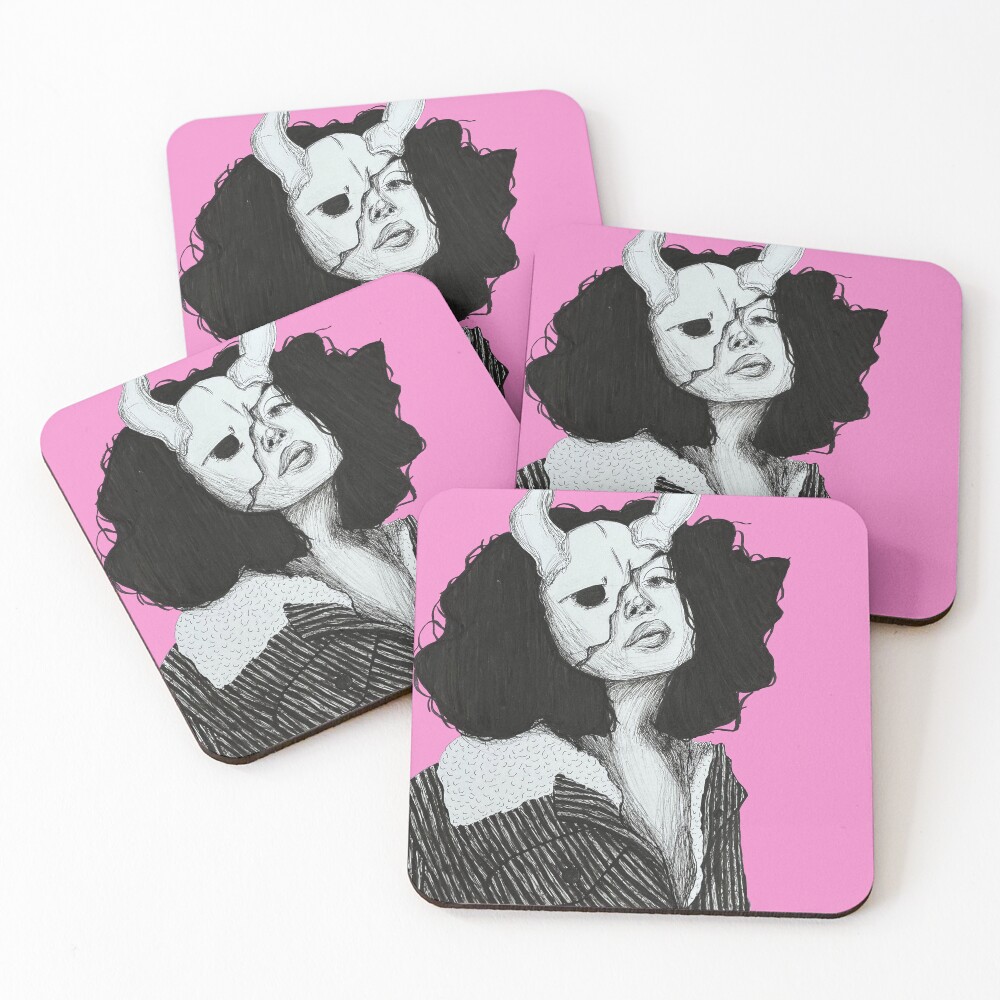 Item preview, Coasters (Set of 4) designed and sold by scribblepixie.