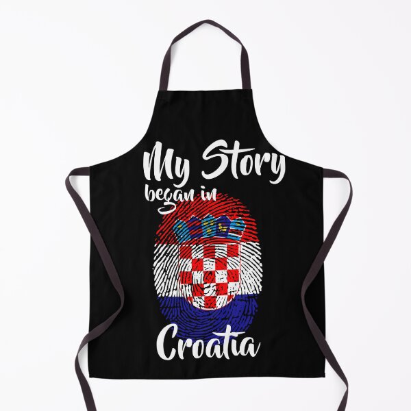 Item preview, My story began in Croatia Flag Fingerprint DNA Croatian designed and sold by PartyShirts1.
