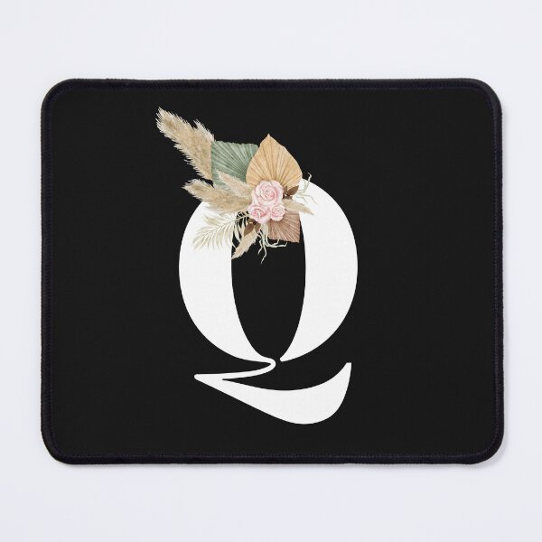 Item preview, letter q floral designed and sold by LU NA.