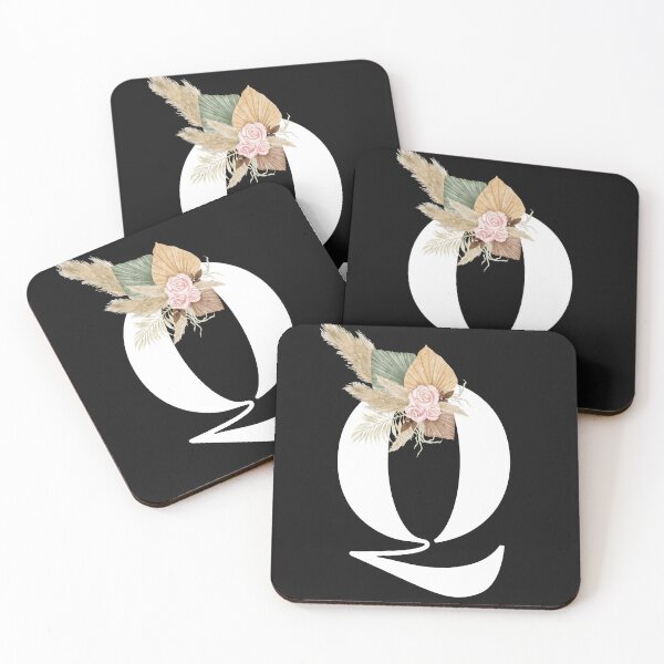 Item preview, letter q floral designed and sold by LU NA.
