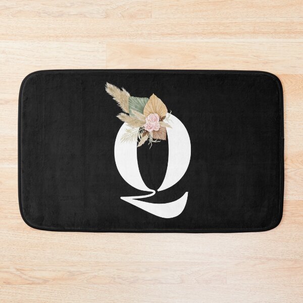 Item preview, letter q floral designed and sold by LU NA.