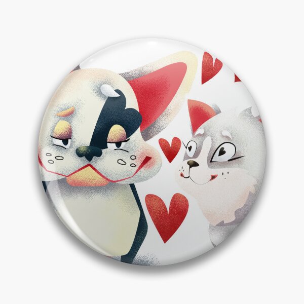 Item preview, Bull Baby Dog Funny Heart Valentines I love Dogs  designed and sold by tanabe.