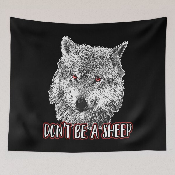 Item preview, Don't be a sheep designed and sold by PrettyPittie Shop.