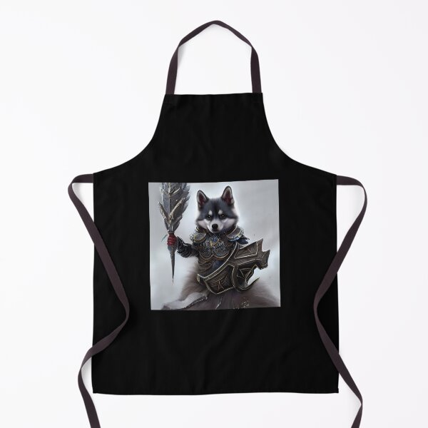 Item preview, AI Generated Art, War Husky/Pomsky designed and sold by RabbitHoleMI.