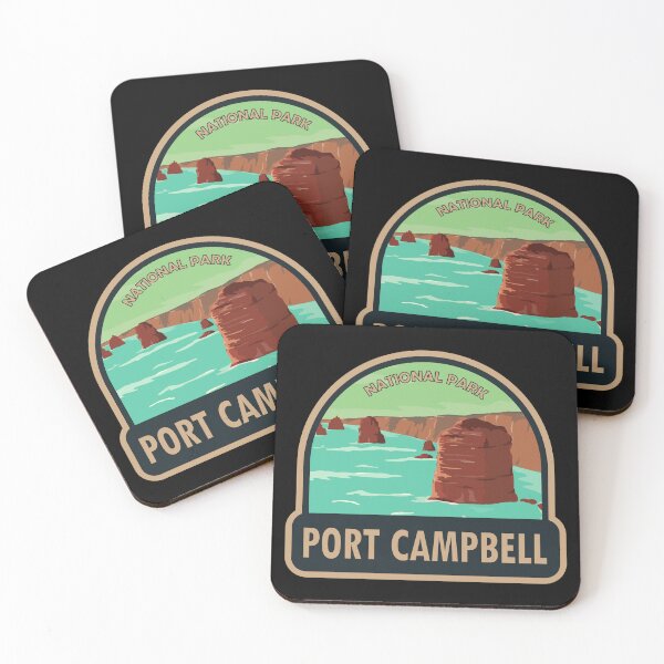 Item preview, Port Campbell National Park Australia Badge designed and sold by KrisSidDesigns.