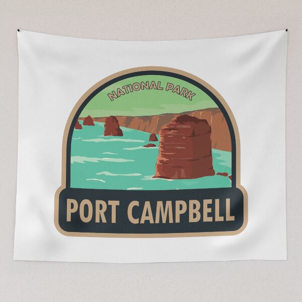 Item preview, Port Campbell National Park Australia Badge designed and sold by KrisSidDesigns.