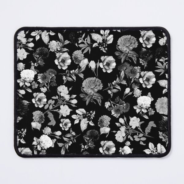 Item preview, Black And White Floral Pattern designed and sold by MakeitMelo.