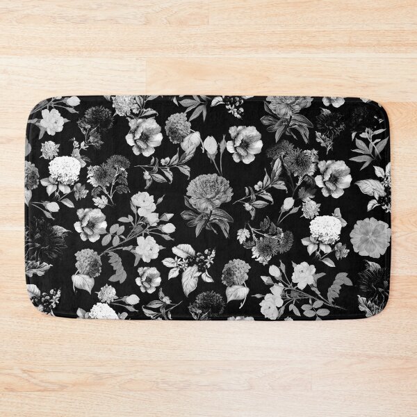 Item preview, Black And White Floral Pattern designed and sold by MakeitMelo.