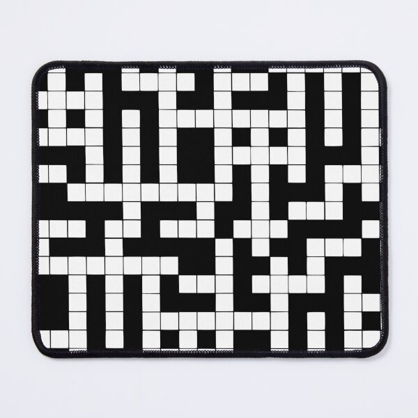 Item preview, Black and White Crossword Pattern designed and sold by kapotka.