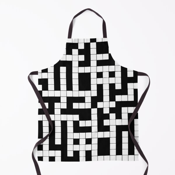 Item preview, Black and White Crossword Pattern designed and sold by kapotka.